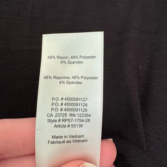 NWT Aritzia Wilfred Free Black Knit Top - Picture 7 of 8